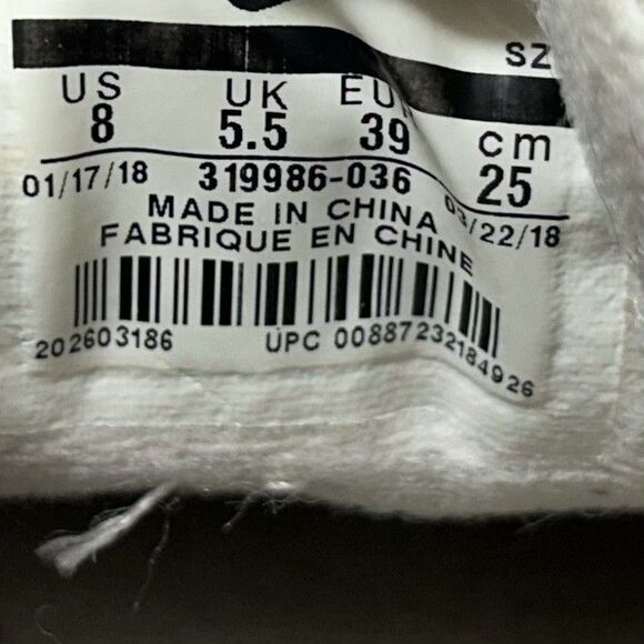 Nike Air Max 1 319986-036 Women’s Size 8 Desert Sand Gray Athletic Running Shoes - Picture 12 of 12